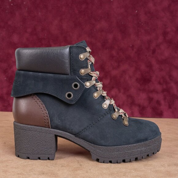 See By Chloé Eileen Shearling Boots Brown Coal Suede Leather Sz 6.5 / 37 - Picture 9 of 9